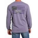 Men's Cinch Long Sleeve Tee ~ Lilac - Henderson's Western Store