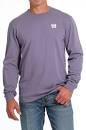 Load image into Gallery viewer, Men&#39;s Cinch Long Sleeve Tee ~ Lilac - Henderson&#39;s Western Store