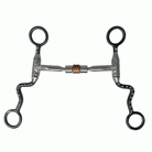 Snaffle Bit W/Copper Roller Center - Henderson's Western Store