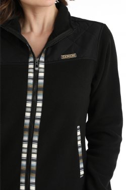 Ladies Fleece Jacket by Cinch ~ Black