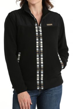 Ladies Fleece Jacket by Cinch ~ Black