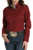 Ladies Polka Dot Cinch  ~ Red - Henderson's Western Store