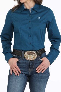 Ladies Cinch  ~ Blue Geo