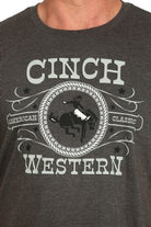 Men's Cinch Western Tee ~ Charcoal - Henderson's Western Store
