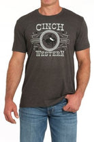 Men's Cinch Western Tee ~ Charcoal - Henderson's Western Store