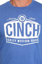 Men's Cinch Western Tee ~ Royal - Henderson's Western Store