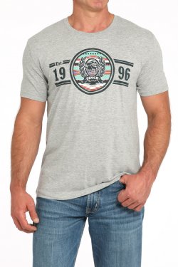 Men's Cinch Tee ~ Gray - Henderson's Western Store