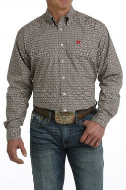 Cinch Plain Weave  ~ Red/Khaki - Henderson's Western Store