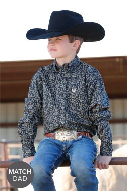 Boy's Cinch Rope Print