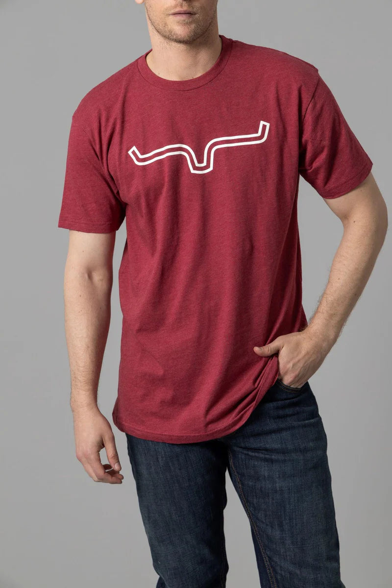Kimes Outlier Tee ~ Red - Henderson's Western Store