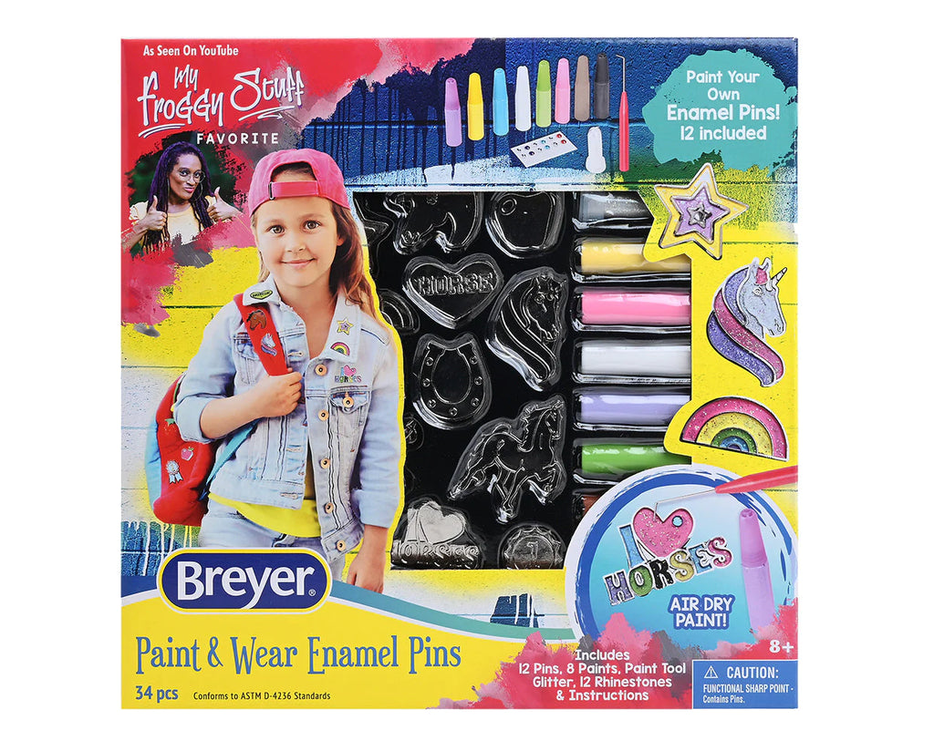 Breyer Paint & Wear Enamel Pins - Henderson's Western Store