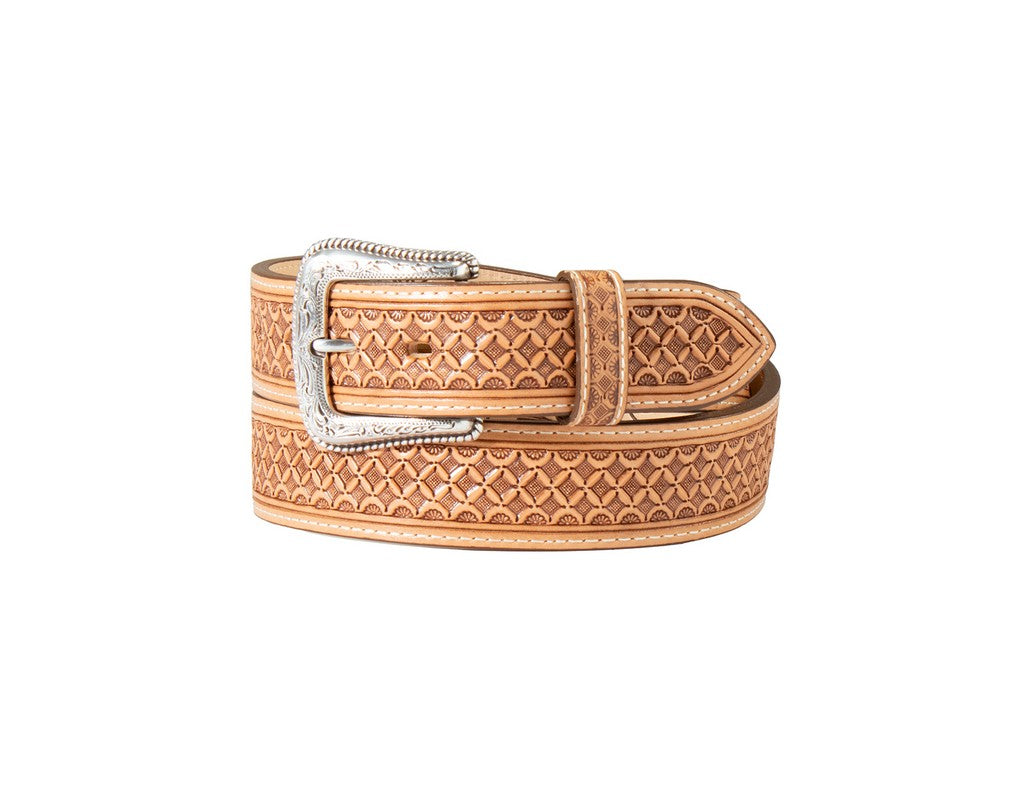 Men's Tooled Leather Belt - Henderson's Western Store