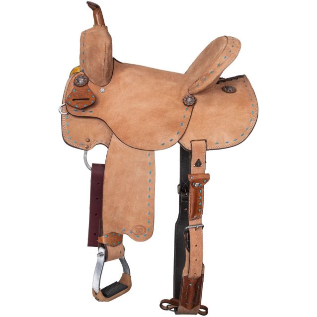 Royal King Medina Roughout Barrel Saddle - Henderson's Western Store