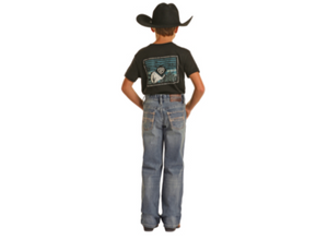 Load image into Gallery viewer, Boy&#39;s BB Gun Straight Jeans ~ Rope Stitch Pocket by Rock &amp; Roll - Henderson&#39;s Western Store
