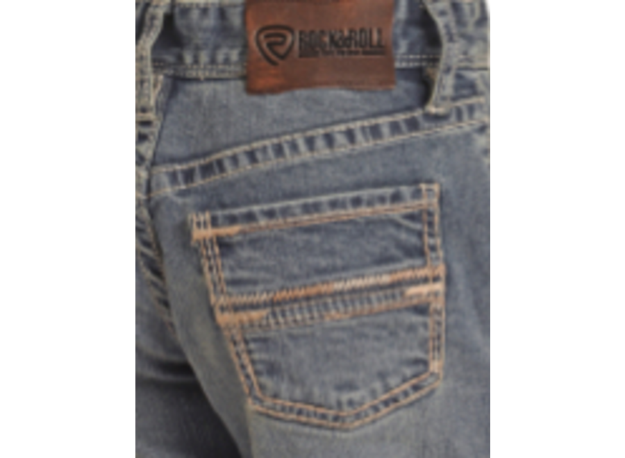 Boy's BB Gun Straight Jeans ~ Rope Stitch Pocket by Rock & Roll - Henderson's Western Store