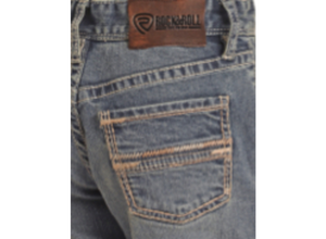 Load image into Gallery viewer, Boy&#39;s BB Gun Straight Jeans ~ Rope Stitch Pocket by Rock &amp; Roll - Henderson&#39;s Western Store