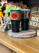 30 oz Tumbler ~ Red Floral - Henderson's Western Store