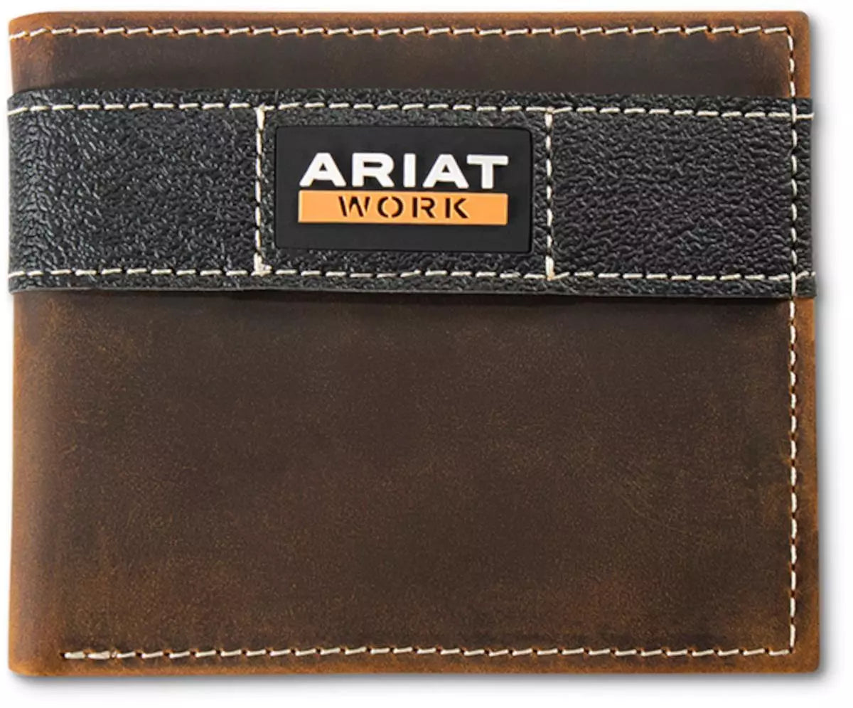 Ariat Work ~ Bi-Fold ~ Leather - Henderson's Western Store
