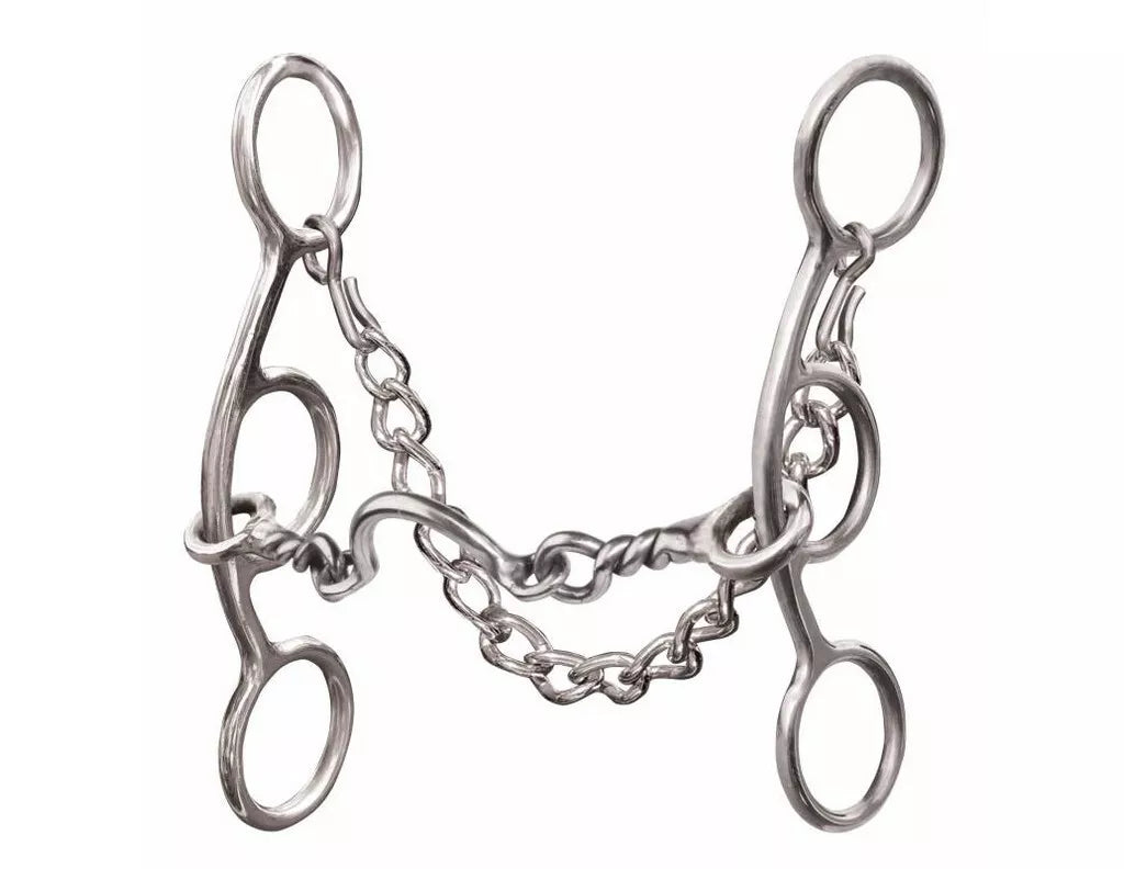Futurity Shank Twisted Low Port - Henderson's Western Store