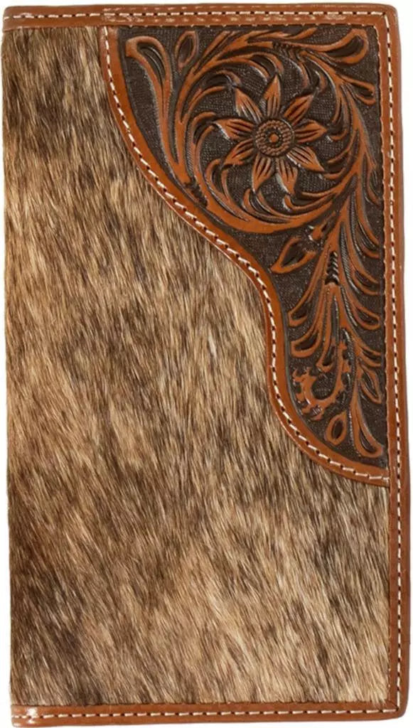 Nocona Hair-On Wallet ~ Checkbook - Henderson's Western Store