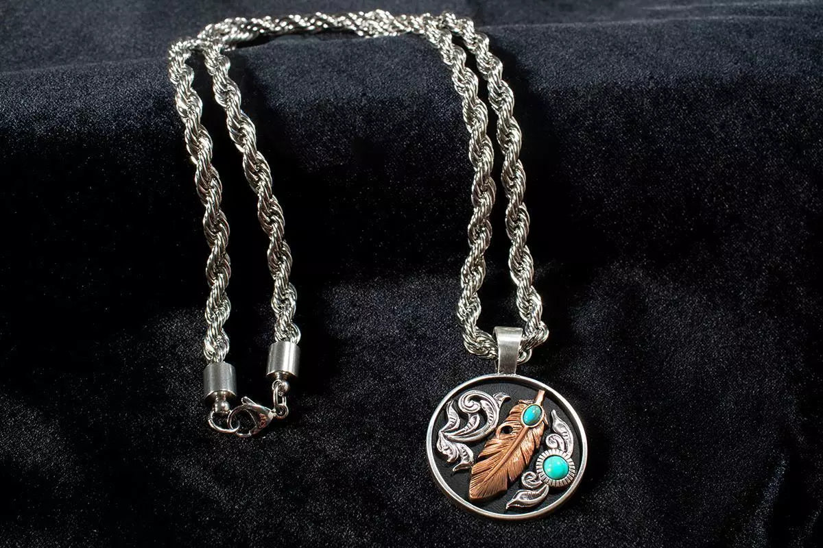 Twister Chain ~ Feather - Henderson's Western Store