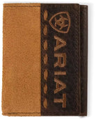 Ariat Roughout Wallet ~ Tri-Fold - Henderson's Western Store