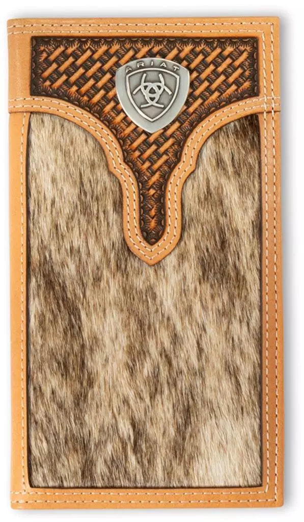 Ariat Calf Hair Wallet ~ Checkbook