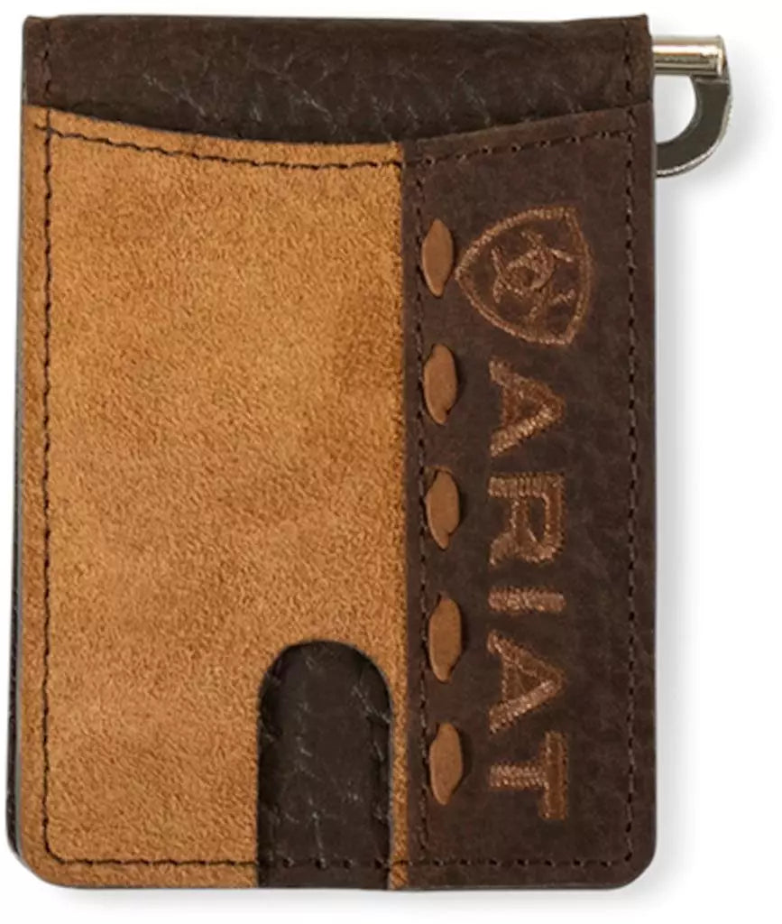 Ariat Roughout Wallet ~ Money Clip