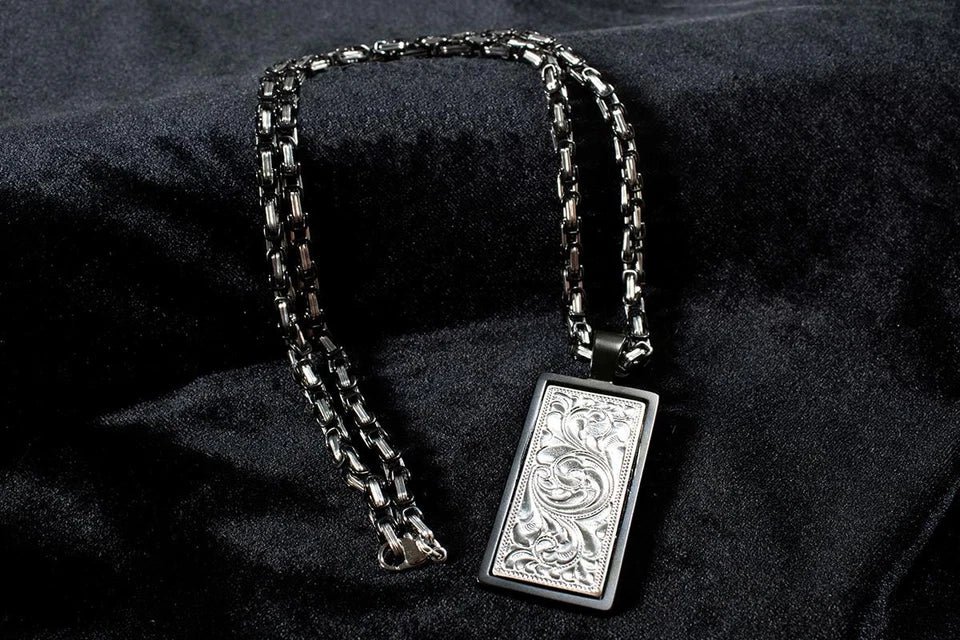 Silver Strike ~ Engraved Scroll - Henderson's Western Store