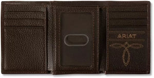 Load image into Gallery viewer, Ariat Calf Hair Overlay Wallet ~ Tri-Fold