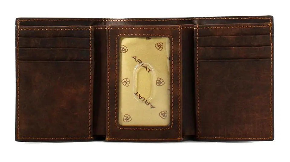 Ariat Canvas Wallet ~ Tri-Fold - Henderson's Western Store