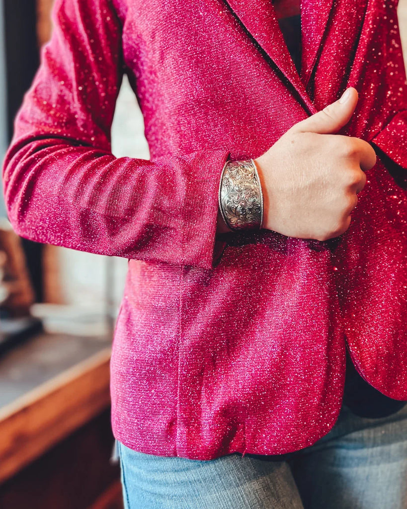 Rock N Roll Pink Sparkly Blazer