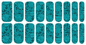 Load image into Gallery viewer, Nail Polish Strips ~ Saddle Up Teal - Henderson&#39;s Western Store