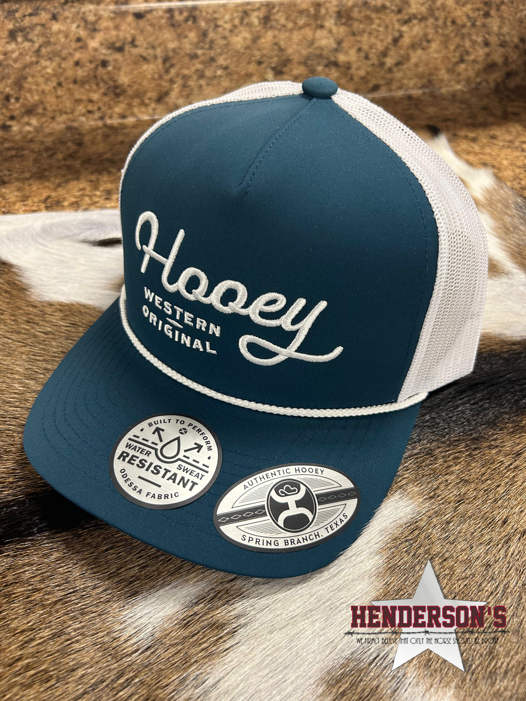 Hooey OG Cap ~ Teal/White