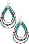 Western Seed Beads Teardrop Earrings - Henderson's Western Store