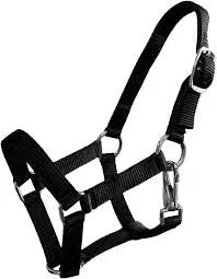 Nylon Halters ~ Black ~ Foal/Mini - Henderson's Western Store