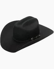 The Dallas 2X Felt ~ Black - Henderson's Western Store
