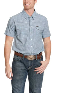 Load image into Gallery viewer, Men&#39;s Geo Print by Panhandle Slim ~ Blue - Henderson&#39;s Western Store