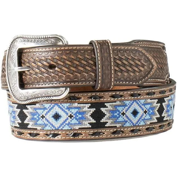 Aztec Inlay Belt - Henderson's Western Store