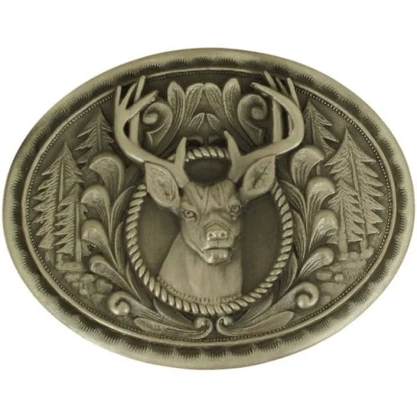 Deer Belt Buckle - Henderson's Western Store