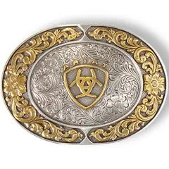 Ariat Belt Buckle ~ Floral - Henderson's Western Store