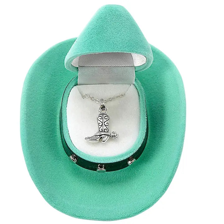 Cowboy Hat Necklace ~ Spur