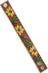 Load image into Gallery viewer, Leather Bracelet ~ Sunflower