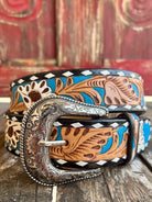 Women's Buck Stitch Painted Inlay - Henderson's Western Store