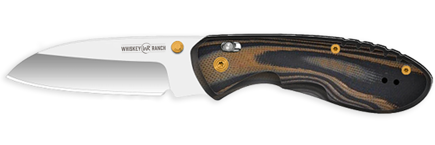 Whiskey Bent Knife ~ Catch Pin Lock ~ Chaps - Henderson's Western Store