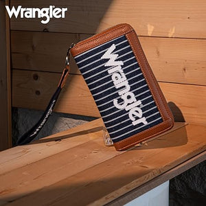 Load image into Gallery viewer, Wrangler Logo Wallet ~ Navy