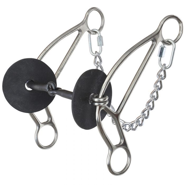 Josey Banana Short Shank Gag Bits reinsman   