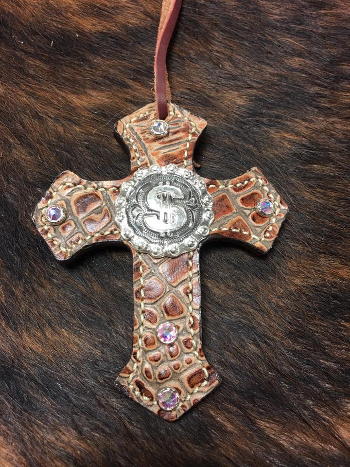 Print Saddle Cross Accessories Alamo Gator  