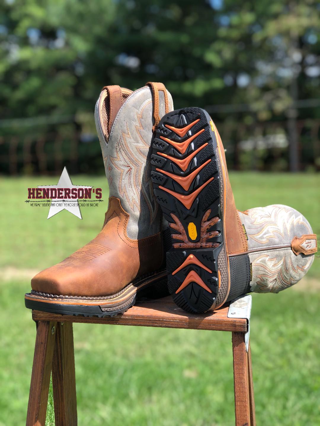 Smoke Grey Hazel Bay Cowhide ~ Waterproof Comp Toe - Henderson's Western Store