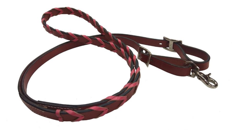 Leather Braided Contest Reins - Henderson's Western Store